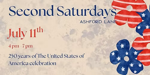 Second Saturdays at Ashford Lane