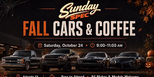 Sunday Spec Fall Cars & Coffee