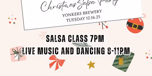 Salsa Night at the Yonkers Brewery Christmas Party
