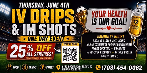 Wellness Special: 25% Off All Services - IV Drips & IM Shots