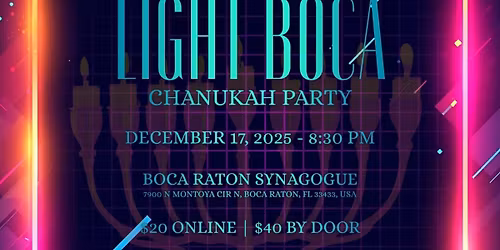 Light Boca Chanukah Party