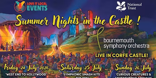 Summer Nights at Corfe Castle with the Bournemouth Symphony OrchestraCastle!