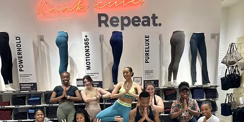 Fabletics "Sip & Flow" Yoga Class