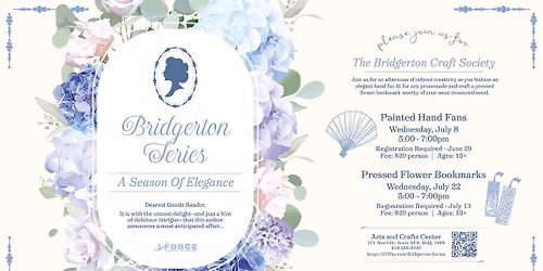 Bridgerton Series: Pressed Flower Bookmarks