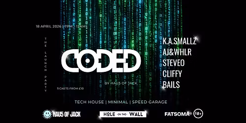 Hau5 Of Jack Presents The CODED Launch Party