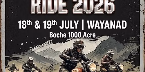 Coimbatore Royal Enfield Club's 15th Anniversary ride