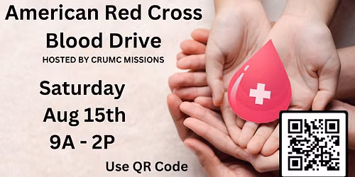 American Red Cross Blood Drive hosted by Cross Roads UMC