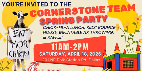Cornerstone Team Spring Party!