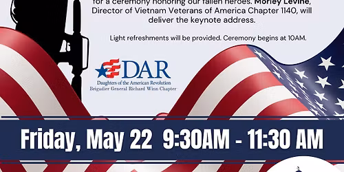 Memorial Day Ceremony & Open House