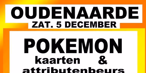 Pok\u00e9mon Kaarten Beurs te Oudenaarde