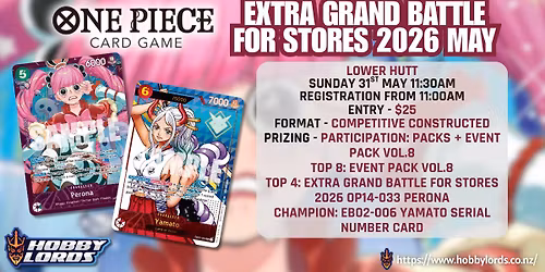 One Piece - Extra Grand Battle for Stores 2026 May!