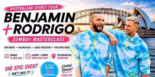 ZJ Duo Benjamin + Rodrigo \u2013 Sydney Zumba\u00ae Masterclass \ud83d\udc83\ud83d\udd25