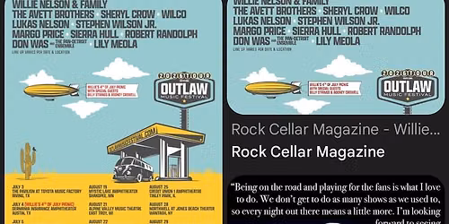 Willie Nelson's Outlaw Music Festival