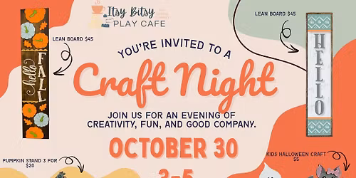Craft Night with Blue Sloth Crafts
