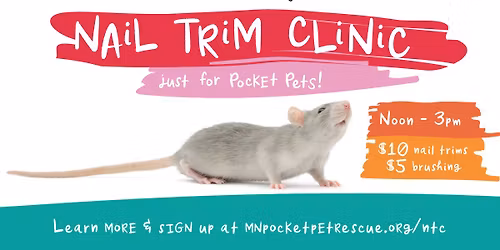 Pocket Pet Quarterly Nail Trim Clinic Richfield - Q4 - NOVEMBER 2025