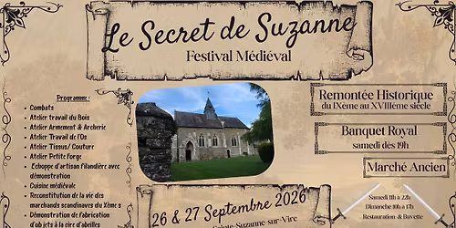 Le Secret de Suzanne ~ Festival M\u00e9di\u00e9val
