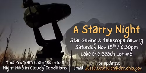 A Starry Night - Star gazing & telescope viewing 