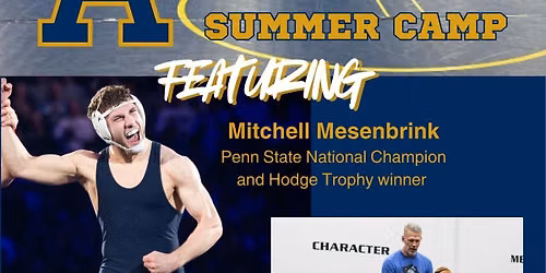 Aquinas Wrestling Camp feat. NCAA Champion Mitchell Mesenbrink