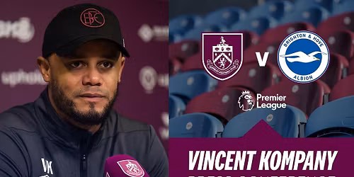 Brighton and Hove Albion FC vs Burnley FC at American Express Community Stadium