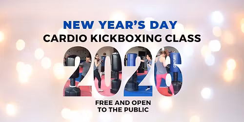 FREE New Year's Day Cardio Kickboxing Class at The Academy