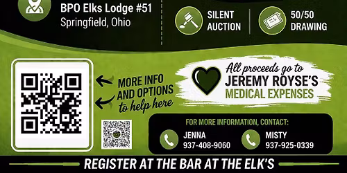 Tee Off For Royse - Golf Scramble to Benefit Medical Bills