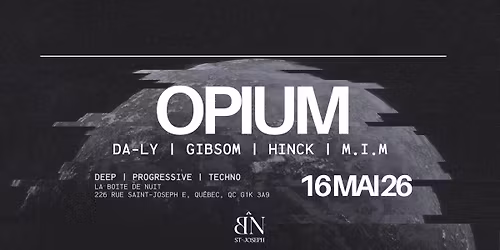 Soir\u00e9e OPM :: Da-Ly | Gibsom | Hinck | M.i.M