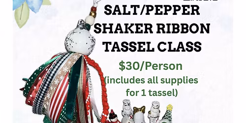 SALT\/PEPPER RIBBON TASSEL CLASS