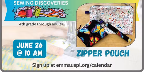 Sewing Discoveries: Zipper Pouch