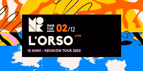 L'ORSO live at MONK \/\/ Roma