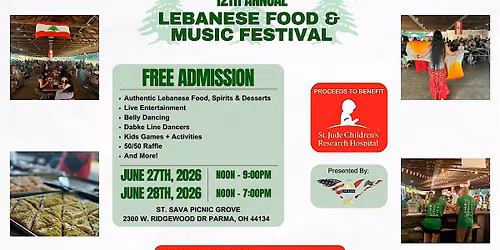12th Annual Lebanese Food & Music Festival