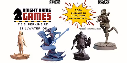 Paint & Take Miniatures Night @ Knight Arms Games!