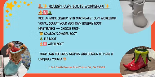 Holiday Clay Boot