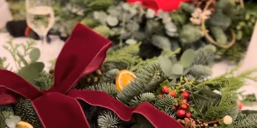 Wreath Making with Dinner & Drinks