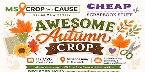 Awesome Autumn MS Fundraiser hosted by Cheap Scrapbook Stuff: REGISTRATION IS OPEN