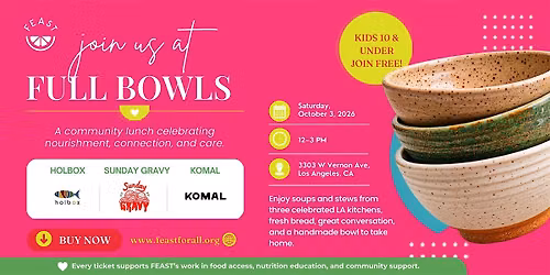 Full Bowls: A Chef Experience Celebrating Community