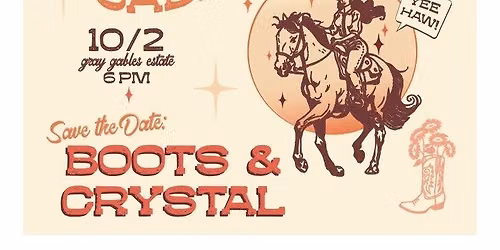 Boots & Crystal Fundraising Dinner