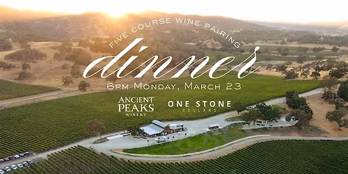 March Five Course Wine Pairing Dinner