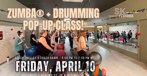 ZUMBA + DRUMMING POP-UP CLASS