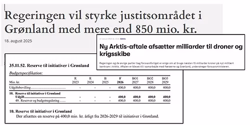 Debat- og dialogaften med politikere: \u00d8gede bevillinger til Gr\u00f8nland \u2013 perspektiver og planer