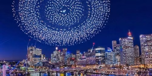 Tuesday VIVID DRONE SHOW Darling Harbour+Sydney Opera House - 5km EASY (led by Beckie)