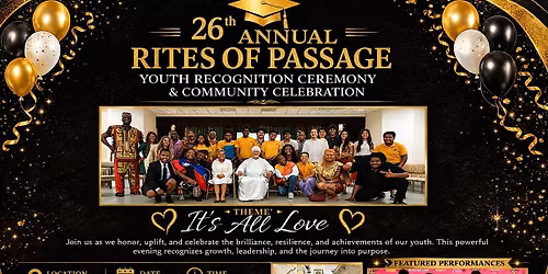 Rites of Passage Youth Recognition and Community Celebration