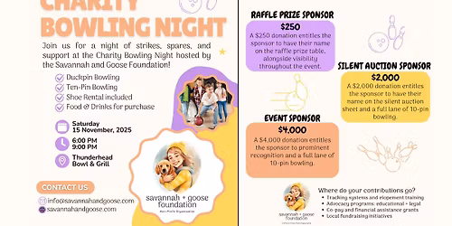 SGF's Charity Bowling Night 2025