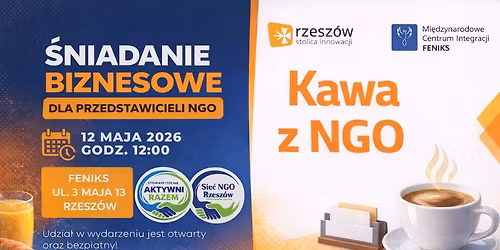 \u015aniadanie Biznesowe dla Przedstawicieli NGO \/ Kawa z NGO
