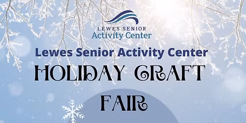 Holiday Craft Vendor Fair     *Vendor tables sold out*