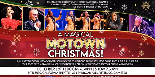 A Magical Motown Christmas - Pittsburg, CA