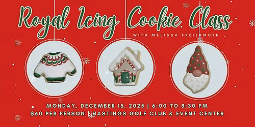 Christmas Royal Icing Cookie Decorating Class