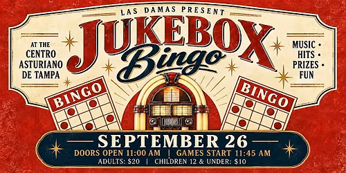 Jukebox Bingo at the Centro Asturiano