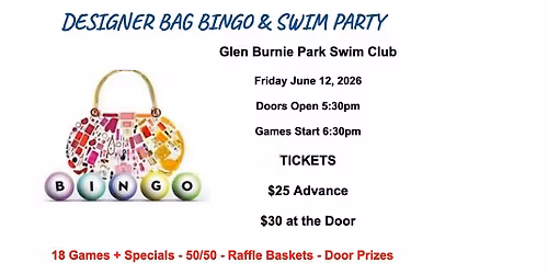 2026 Designer Bag Bingo and Swim Party