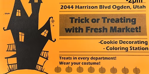 Trick or Treating at The East Ogden Fresh Market