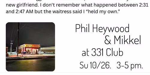 Phil Heywood & Mikkel @ 331 Club